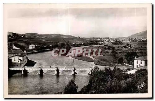 Ansichtskarte AK Les Basses Pyrenees Behobia Pont International