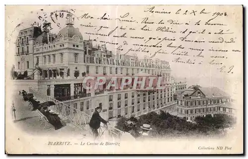 Cartes postales Biarritz le casino de biarritz