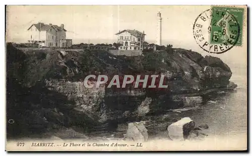 Cartes postales Blarritz Le Phare et la Chambre d Amour