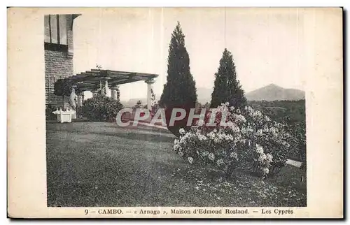 Ansichtskarte AK Cambo Arnaga Maison d Edmond Rostand Les Cypres