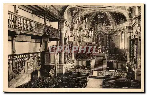 Ansichtskarte AK Le Pays Basque Cambo les Bains (Basses Pyrenees) Interieur de I Eglise