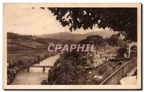 Cartes postales Cambo Les Bains Vue plongeante sur la Nive