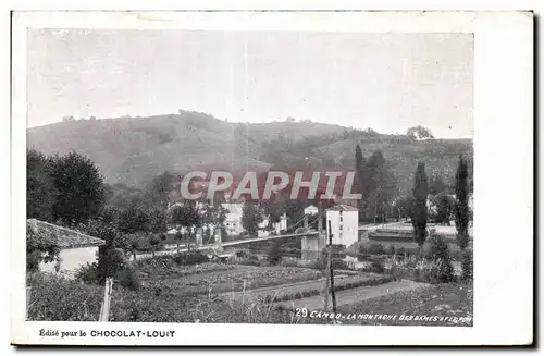 Ansichtskarte AK Cambo la montagne des dames et le pont Edite pour le Chocolat Louit