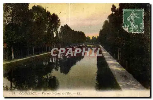 Cartes postales Commercy Vue sur le Canal de I Est LL