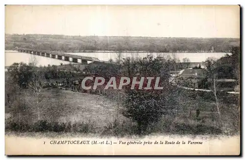 Cartes postales Champtoceaux (m et L) Vue generale prise de la Route de la Varenne