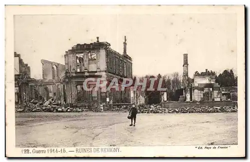 Cartes postales Guerre Ruines De Revigny