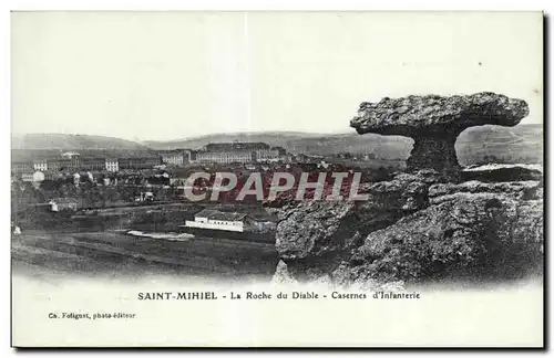 Cartes postales Saint Mihiel La Roche du Diable Casernes d Infanterie