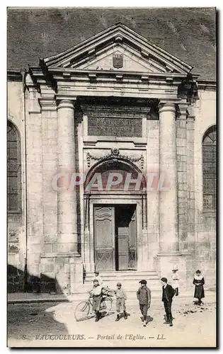 Cartes postales Vaucouleurs Portail de l Eglise Enfants