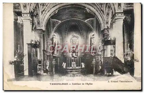 Ansichtskarte AK Vaucouleurs Interieur de l Eglise