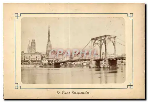 Cartes postales Rouen Le Pont Suspendu