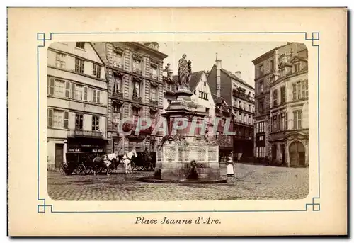 Cartes postales Rouen Place Jeanne d Arc