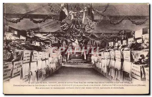 Cartes postales Verdun Ossuaire Militaria