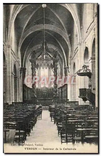 Ansichtskarte AK Verdun Interieur de la Cathedrale