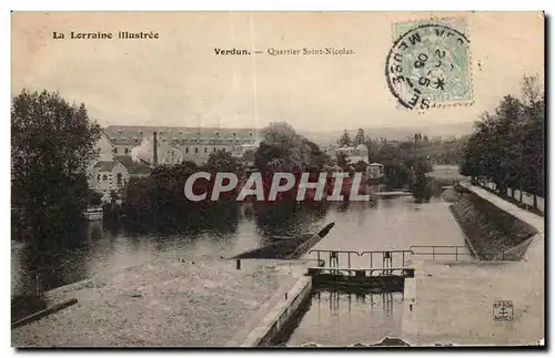 Cartes postales La Lerraine illustree Verdun Quartier Saint Nicolas