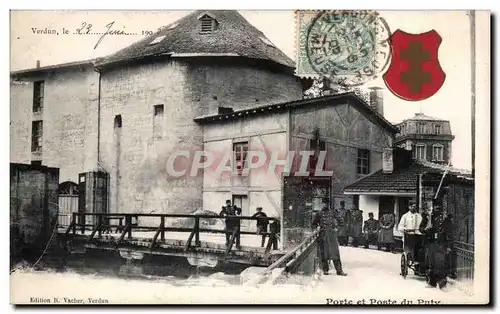 Cartes postales Verdun le Porte et Poste du Puty