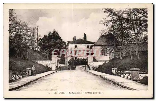 Cartes postales Verdun La Citadelle Entree Principale