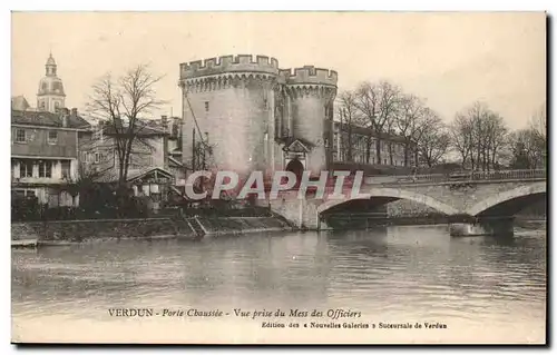 Ansichtskarte AK Verdun Porte Chaussee Vue prise du Mess des Officiers