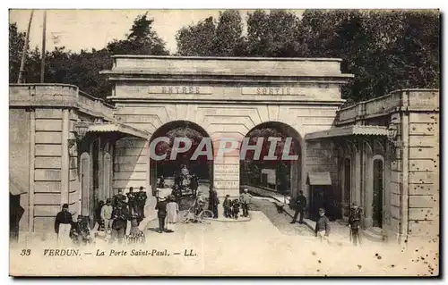 Ansichtskarte AK Verdun La Porte Saint Paul