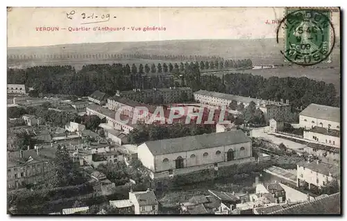 Cartes postales Verdun Quartier d Anthouard Vue Generale