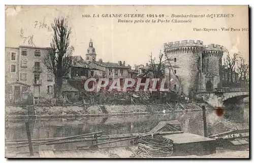 Cartes postales La Grange Guerre Bombardement de Verdun Ruines pres de la Porte Chaussee