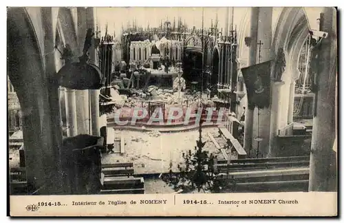 Cartes postales Interieur de L eglise de Nomeny