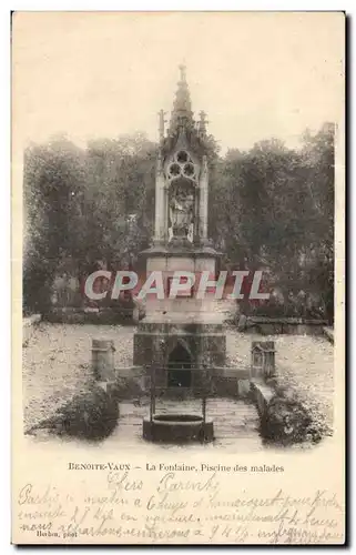 Cartes postales Benoite Vaux La Fontaine Piseine des malades