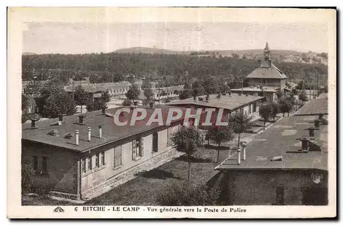 Cartes postales Bitch Le Camp Vue generale vers la Poste de Police