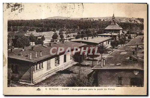 Cartes postales Bitch Camp Vue generlae vers le poste de Police Militaria