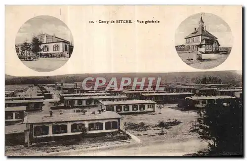 Cartes postales Camp de Bitche Vue generale Militaria