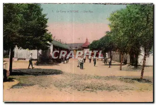 Cartes postales Bitche Le Camp Une Rue Militaria