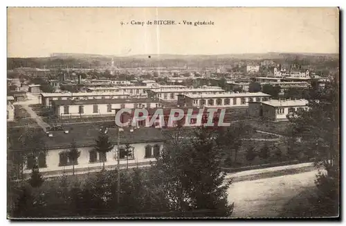 Cartes postales Bitche Camp Vue generale Militaria