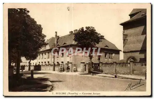 Ansichtskarte AK Bitche (Moselle) Caserne Jouart Militaria