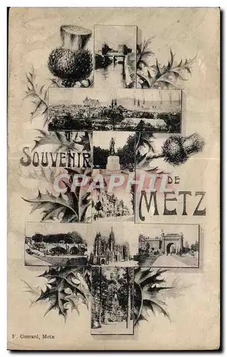 Cartes postales Souvenir Metz