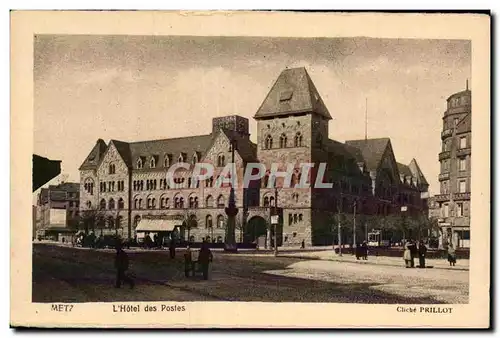 Metz - Hotel des Postes - Ansichtskarte AK