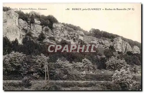 Clamecy - Surgy - Roches de Basseville - Ansichtskarte AK