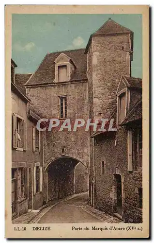 Decize - Porte du Marquis d Ancre - Cartes postales