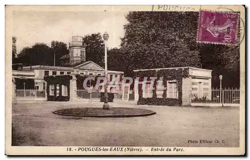 Cartes postales Pougues Les Eaux Entree du Parc