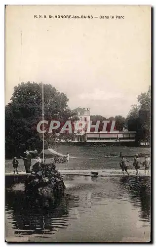 Ansichtskarte AK St Honore les Bains Dans le Parc