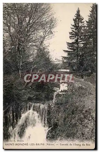 Ansichtskarte AK Nievre St Honore Les Bains Cascade de I Etang du Seu