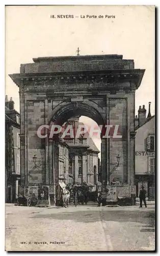 Nevers - La Porte de Paris - Cartes postales