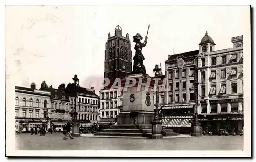 Dunkerque - Place Jean Bart - Cartes postales