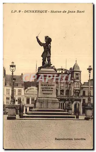 Dunkerque - Statue de Jean Bart - Cartes postales