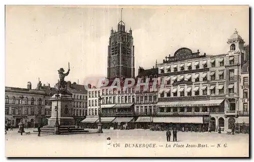 Dunkerque - La Place Jean Bart - Cartes postales