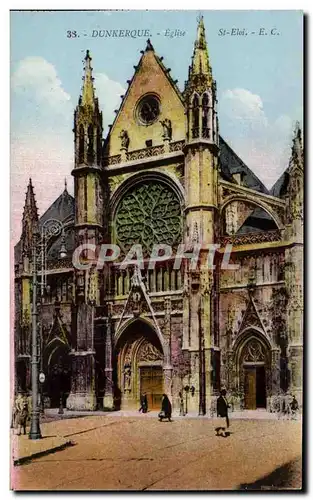 Cartes postales Dunkerque Eglise St Eloi