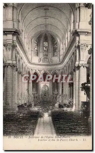 Cartes postales Douai Interiur de I Eglise Saint Pierre Interior of the St Pierre Church