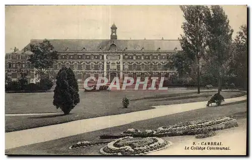 Ansichtskarte AK Cambrai Le College Communal