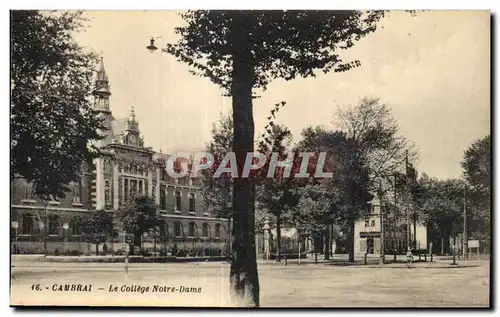 Cartes postales CambraiLe College Notre Dame