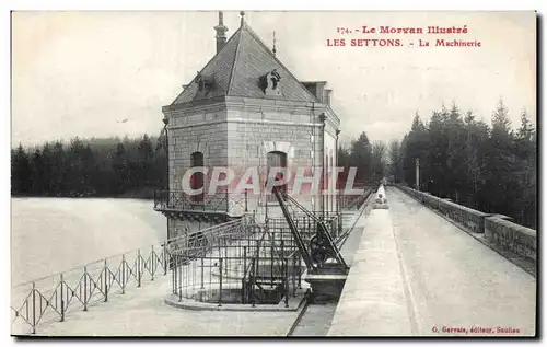 Cartes postales Le Morvan Illustre Les Settons La Machinerie