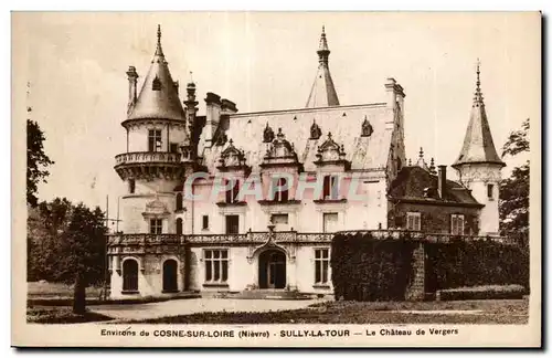 Cartes postales Environs de Cosne Sur Loire (Nievre) Sully La Tour La Chateau de Vergers