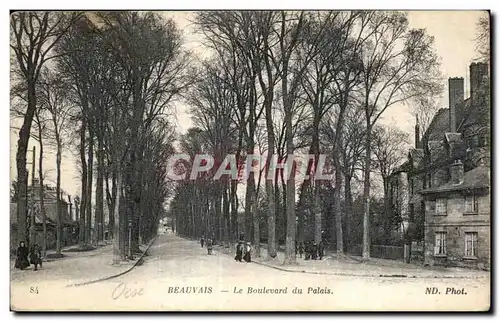 Beauvais - Le Boulevard du Palais - Ansichtskarte AK